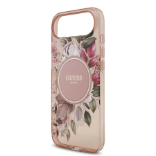Guess IML Flowers Strap MagSafe tok iPhone 17 Air készülékhez rózsaszín (9066220000009) tok és táska