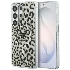 Guess IML Leopard Print Triangle MagSafe tok Samsung Galaxy S26 Ultra fekete SP113737 tok és táska