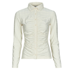 Guess Ingek / Blúzok LS SHIRRING NYNA Bézs EU XL