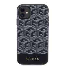 Guess iPhone 13 Pro Guess PU G Cube MagSafe kompatibilis tok fekete tok és táska