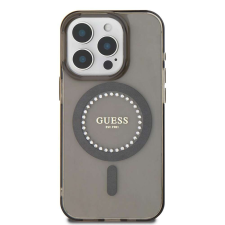 Guess IPhone 16 Pro Max tok - Guess IML Rhinestones MagSafe (GUHMP16XPFTDTEK) - fekete tok és táska