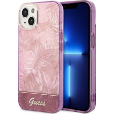 Guess Jungle Apple iPhone 14 Plus hátlap tok, rózsaszín (GUE2107) tok és táska