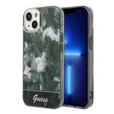 Guess Jungle Collection Apple iPhone 14 Plus hátlap tok, zöld tok és táska