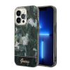 Guess Jungle Collection Apple iPhone 14 Pro hátlap tok, zöld