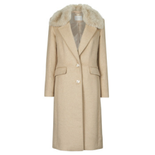Guess Kabátok NANCY FIT COAT FAUX FUR COLLAR Bézs EU L női dzseki, kabát