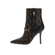 Guess női bokacsizma hegyes orrral és monogrammal FL8AY3 36 EU Sötétbarna | Fekete női csizma, bakancs