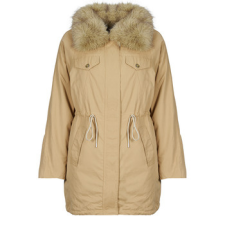Guess Parka kabátok LUCIE PARKA FAUX FUR Bézs EU S női dzseki, kabát