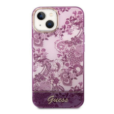 Guess Porcelain Collection Apple iPhone 14 Plus hátlap tok, rózsaszín tok és táska