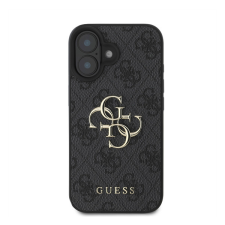 Guess PU 4G Metal Logo Apple iPhone 16 Plus hátlap tok, szürke tok és táska
