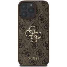 Guess PU 4G Metal Logo iPhone 16 Pro Max Brown tok (GUHCP16X4GMGBR) tok és táska