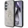 Guess PU 4G Metal Logo Samsung Galaxy S25 rózsaszín tok