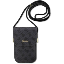Guess PU 4G Metal Logo Script Phone Bag fekete (GUOWBP4SNSK) tok és táska