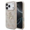 Guess Pu 4G Metal Logo tok, iPhone 18 Pro - rózsaszín
