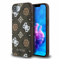 Guess PU 4G Peony tok MagSafe-fel iPhone 16e-hez - barna tok és táska