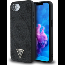 Guess PU 4G Strass Triangle Metal Logo iPhone 16e fekete tok (GUHMPSE4P4TDPK) tok és táska