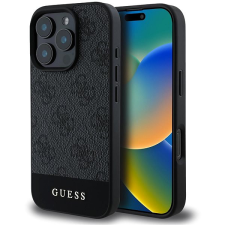 Guess PU 4G Stripe iPhone 16 Pro Max Grey tok tok és táska