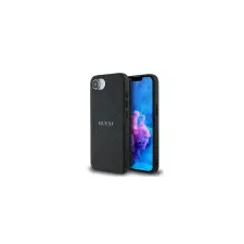 Guess PU Grained Classic Logo Apple iPhone 16e MagSafe tok, fekete tok és táska