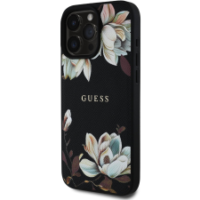 Guess PU Grained Magnolia iPhone 16 Pro Max fekete MagSafe tok tok és táska