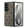  Guess PU Leather 4G Samsung Galaxy Z Fold 8 Ultra hátlap tok, MagSafe, barna