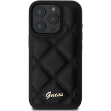 Guess PU Leather Quilted iPhone 16 Pro Max Black tok (GUHCP16XPSQSQSK) tok és táska