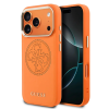 Guess PU Perforated 4G Logo Apple iPhone 17 Pro tok, MagSafe, narancs