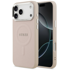 Guess PU Saffiano Apple iPhone 17 Pro Max MagSafe hátlap tok, rózsaszín tok és táska