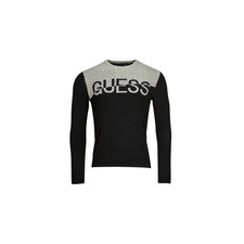 Guess Pulóverek ALEX LS CN LOGO SWEATER Fekete EU L férfi pulóver, kardigán