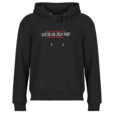 Guess Pulóverek GJ HOOD REG AMERICA Fekete EU L
