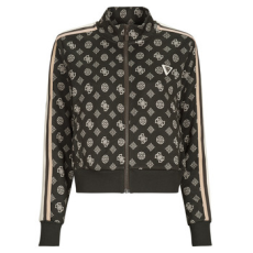 Guess Pulóverek PEONY TAPED FULLZIP SWEATSHIRT Fekete EU XS