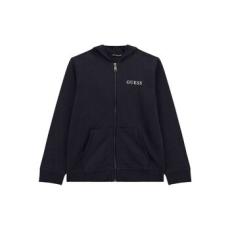 Guess Pulóverek ZIP UP HOODED ACTIVE TOP Tengerész 12 ans