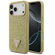 Guess Rhinestone Triangle Apple iPhone 17 Pro Max hátlap tok, arany tok és táska
