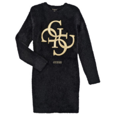 Guess Rövid ruhák LS SWEATER DRESS Fekete 12 ans