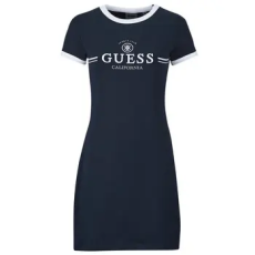 Guess Rövid ruhák MILA SS SHORT DRESS Tengerész EU M