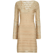 Guess Rövid ruhák NELLIE VN LS DRESS Arany EU XL női ruha
