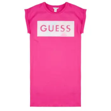 Guess Rövid ruhák STRETCH BABY TERRY SS DRESS Rózsaszín 8 ans lányka ruha