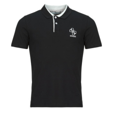 Guess Rövid ujjú galléros pólók LYLE SS POLO Fekete EU XL