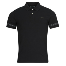Guess Rövid ujjú galléros pólók NOLAN SS POLO Fekete EU XL