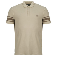 Guess Rövid ujjú galléros pólók SS WASHED PRINTED POLO Bézs EU XL