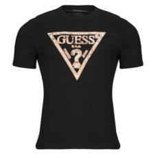 Guess Rövid ujjú pólók CN TRIANGLE TEE Fekete EU M