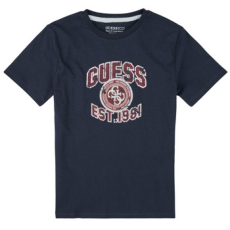 Guess Rövid ujjú pólók ORGANIC COTTON JERSEY Tengerész 14 ans