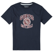 Guess Rövid ujjú pólók ORGANIC COTTON JERSEY Tengerész 8 ans gyerek póló