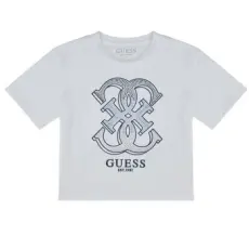 Guess Rövid ujjú pólók ORGANIC COTTON STRETCH Fehér 12 ans