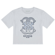 Guess Rövid ujjú pólók ORGANIC COTTON STRETCH Fehér 14 ans