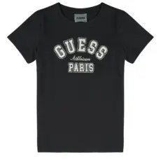 Guess Rövid ujjú pólók SHIRT MINIME Fekete 8 ans