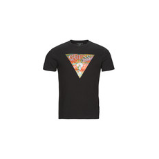 Guess Rövid ujjú pólók SS BSC ABSTRACT TRI LOGO TEE Fekete EU XXL