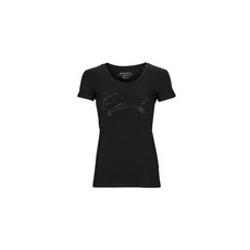 Guess Rövid ujjú pólók SS RN ADELINA TEE Fekete EU XS