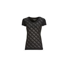 Guess Rövid ujjú pólók SS VN 4G ALLOVER TEE Fekete EU XS