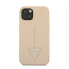 Guess Saffiano Triangle Apple iPhone 13 mini hátlap tok, bézs