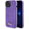 Guess Sequin Script Logo hátlaptok iPhone 15 lila