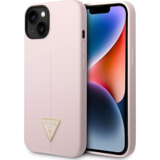Guess Silicone Triangle Apple iPhone 14 Plus hátlap tok, lila (GUE2005) tok és táska